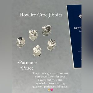 Custom Howlite Chakra Croc Jibbitz that I just got my hands on!